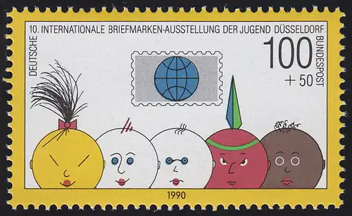 1472 Einzelmarke aus Block 21 IBA Düsseldorf 1990, postfrisch **