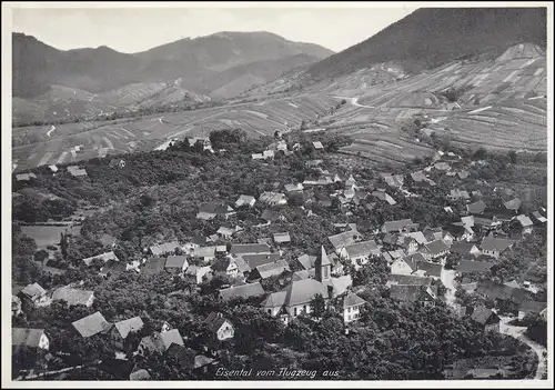 Landpost Eisental via BÜHL (BADE) 23.9.39 à AK Eisendal depuis l'avion