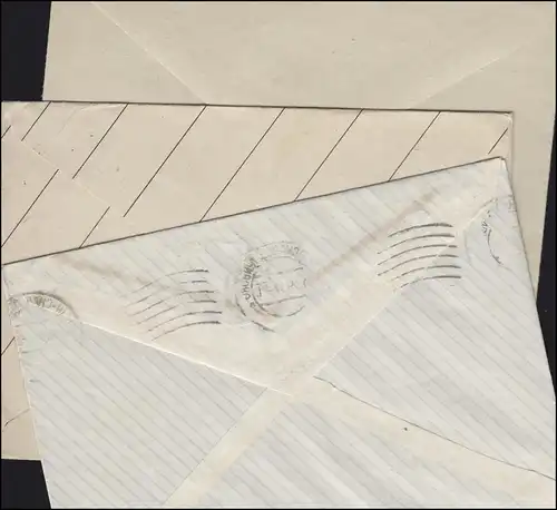 949 16 Pf. en trois couleurs / tons différents chacun comme EF Berlin 1947/48