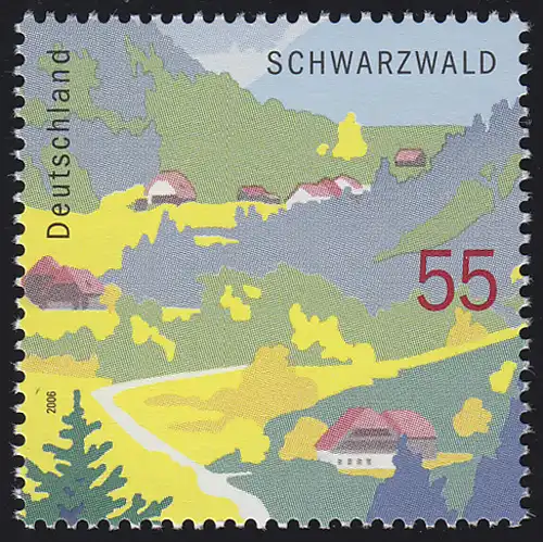 2554 Einzelmarke aus Block 68 Schwarzwald, postfrisch **