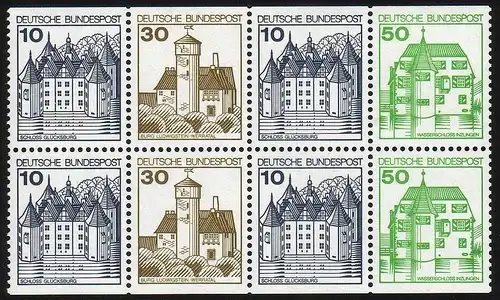 HBl. 27IIu aus MH 22II BuS LETTERSET, Gummi gelb, PLF XXXIII [913II/XXV] **