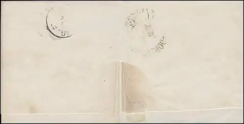 Prusse Préphilatelie Coque de lettre bi-bi-zeiler LÜNEN 12.1. selon Witten