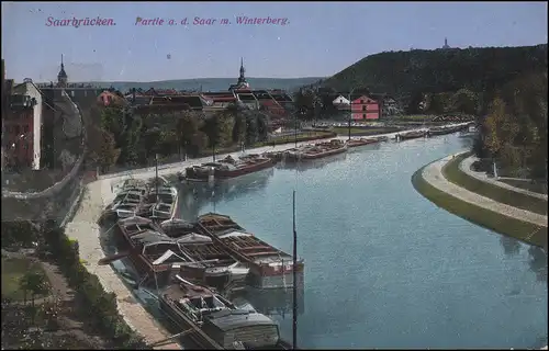 CENSURE A L'ÉTUDE ET À LEUR TRANSPORT À AK Sarrebruck 19.4.1918