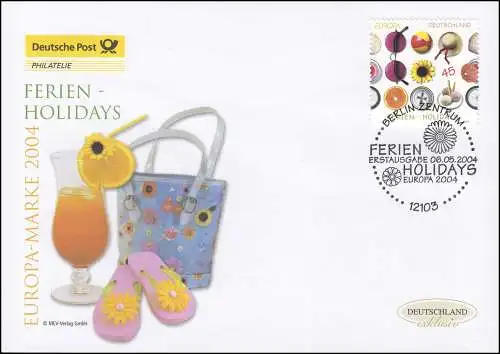 2397 EUROPE Vacances - holidays, FDC Bijoux Allemagne exclusive