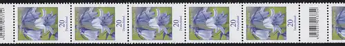 3315 Blume 20 Cent aus 200er große Nummer, RA 11 mit 200-195-190 (2 CF) **
