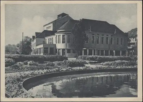 Poste de terrain BS Hôpital de réserve TAPIAU 16.10.1942 sur AK Königsberg Sauspielhaus