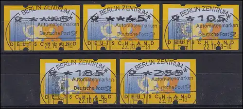 3.2 Posthörner VS-Satz 5 ATM 5-225, alle mit ET-O Berlin 22.10.99
