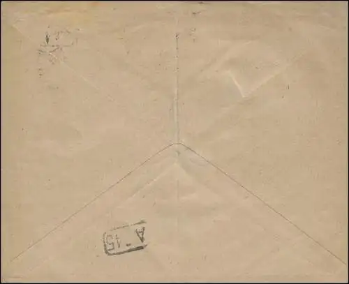 Temple payant TAXE PERCE Lettre APOLDA 28.8.1923 à Amsterdam / NL