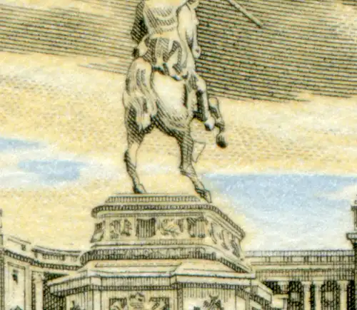 1665II du bloc 5II WIPA 1981 avec triangle PLF II à la jambe du cheval, **