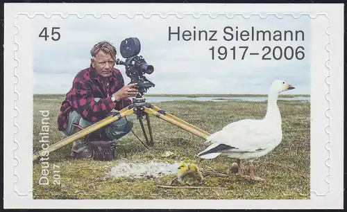 3319 Heinz Sielmann, selbstklebend auf neutraler Folie, **