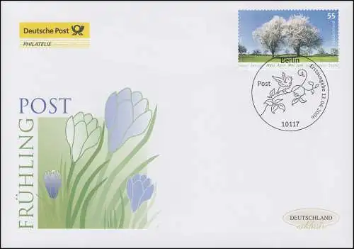 2532 Post - Frühling, Schmuck-FDC Deutschland exklusiv