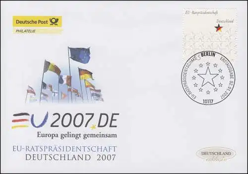 2583 Présidence du Conseil de l'UE, FDC Bijoux Allemagne exclusivement