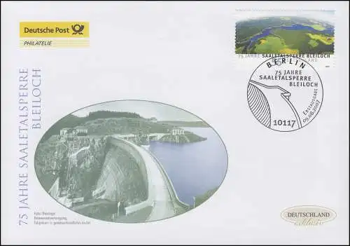 2617 Bloc de plomb de Saaletal, Bijoux FDC Allemagne exclusif