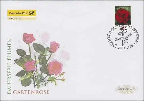 2675 Gardnerose 55 centenaire 2008 - sk / Roll, Bijoux-FDC Allemagne exclusivement