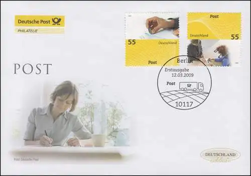 2723-2724 Post universal, Satz auf Schmuck-FDC Deutschland exklusiv