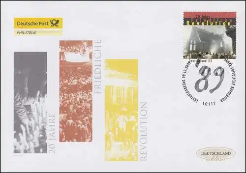 2762 Friedliche Revolution, Schmuck-FDC Deutschland exklusiv