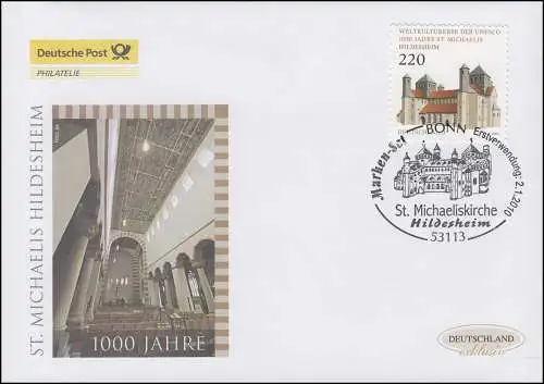 2779 St.-Michaelis-Kirche - selbstklebend, Schmuck-FDC Deutschland exklusiv