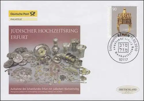 2784 Hochzeitsring, Schmuck-FDC Deutschland exklusiv