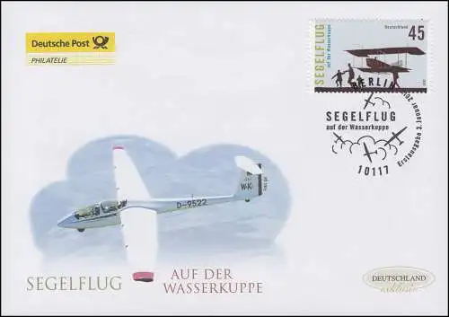 2842 Vol à voile sur la cascade, Bijoux FDC Allemagne exclusivement