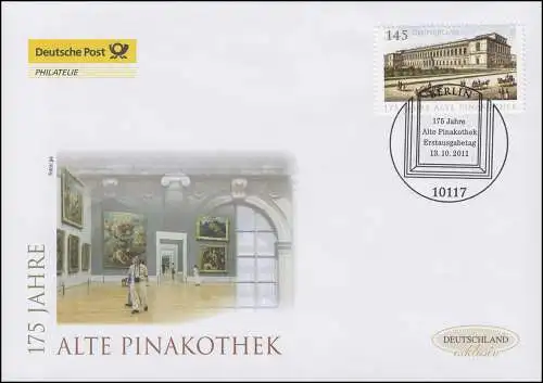 2893 Alte Pinakothek München, Schmuck-FDC Deutschland exklusiv