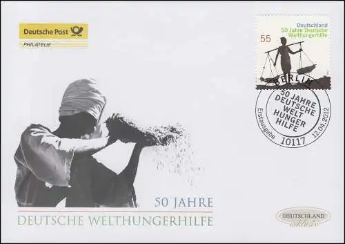 2928 Deutsche Welthungerhilfe (WHH), Schmuck-FDC Deutschland exklusiv