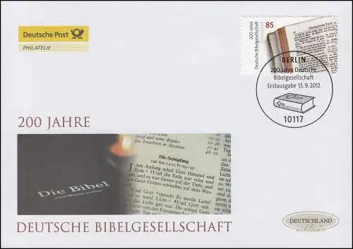 2955 Deutsche Bibelgesellschaft, Schmuck-FDC Deutschland exklusiv