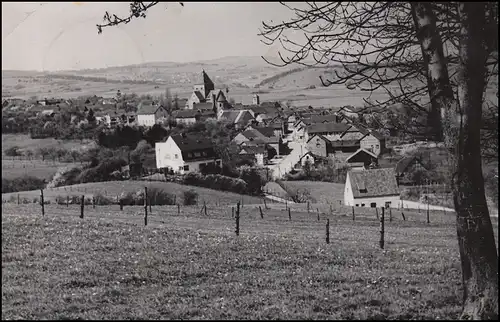 Post de campagne Noethen sur MECHERNICH (EIFEL) 30.5.55 à AK Gasthaus zu Post