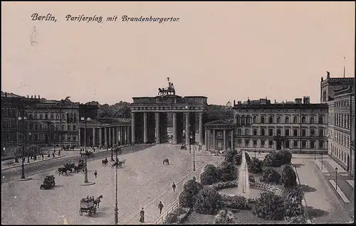 Marinefeldpost an Bootsmaat des S-Bootes Wiesel, BERLIN 3.4.1917 - Ans.karte