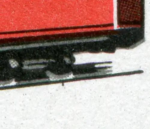 2563+2565 Chemins de fer à voie étroite 20+35 Pf avec PLF 2565 clous de voie, **