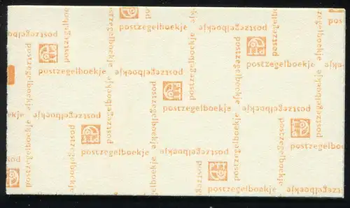 Markenheftchen 18 Königin Juliane und Ziffer 1974 und PB 16a, mit Zählbalken **