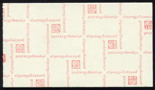 Carnets de marque 20 Reine Juliane 1975 Volgen et PB 18b, avec poutres à compter **