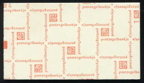 Carnets de marque 19 Reine Juliane et chiffre 1975 et PB 19a, avec poutres à compter **