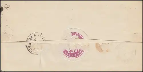 41 Adler 10 PFENNIG EF Brief Einkreis-O BERLIN S.W.12 a - 4.4.84 nach Bornim