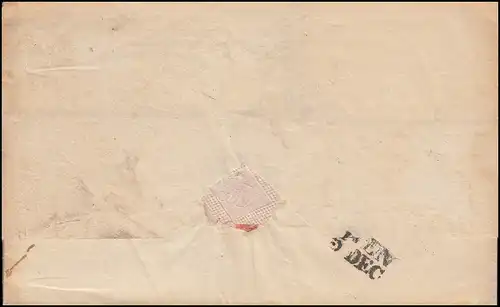 Hongrie préphilatelie lettre de deux-zeiler PESTH du 3.12.1845 à VIENNE 5.12.