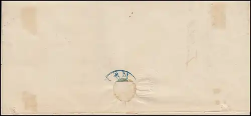 Prusse Lettre de service petit cachet cadre TELTOW 1862 vers Mittenwalde