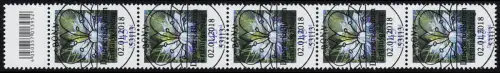3351 Jungfer 145 Cent aus 500er-Rolle, 5er-Streifen mit Codierfeld, ESSt Bonn