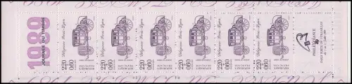 Markenheftchen 16 Tag der Briefmarke, **