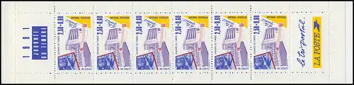 Carnets de timbres 24 Jour du timbre, **