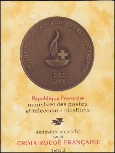 Carnets de marque 1454-1455 Croix-Rouge, **