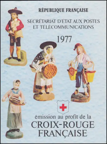 Carnets de marque 2054-2055 Croix-Rouge, **