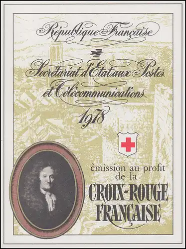 Carnets de marque 2129-2130 Croix-Rouge, **