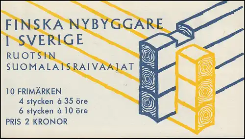 Carnet de marques 16 colons finlandais, **