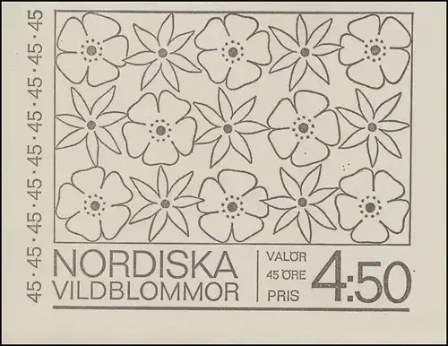 Carnets de marques 18 fleurs, **