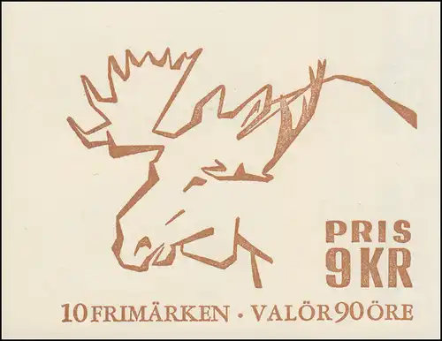 Carnet de marque Elch (Alces Alces) 10x 593D, **