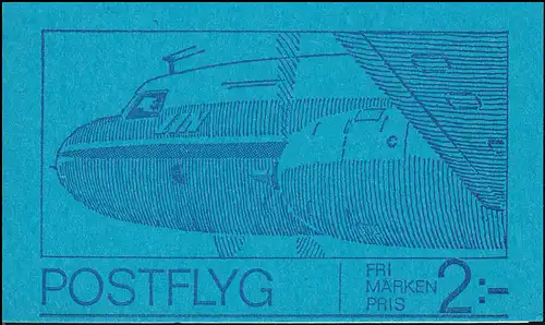Carnet de marque 34 avions postaux, **