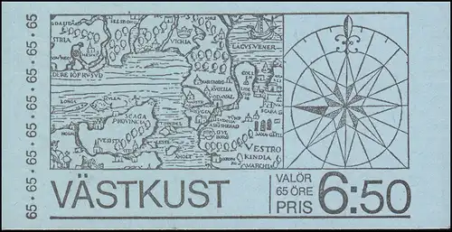 Markenheftchen 46 Tourismus - Westküste, **