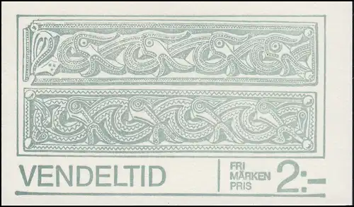 Markenheftchen 49x Archäologie - Papier nicht fluoreszierend 1976, **