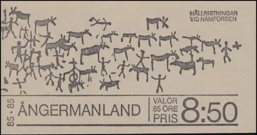 Markenheftchen 56 Tourismus - Provinz Angermanland, **