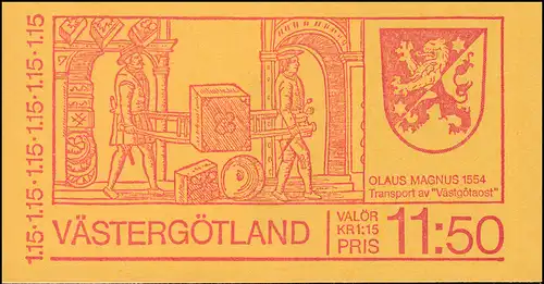 Carnet de marques 68 Tourisme - Västergötland, **