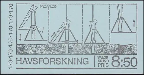 Markenheftchen 74 Meeresforschung, **